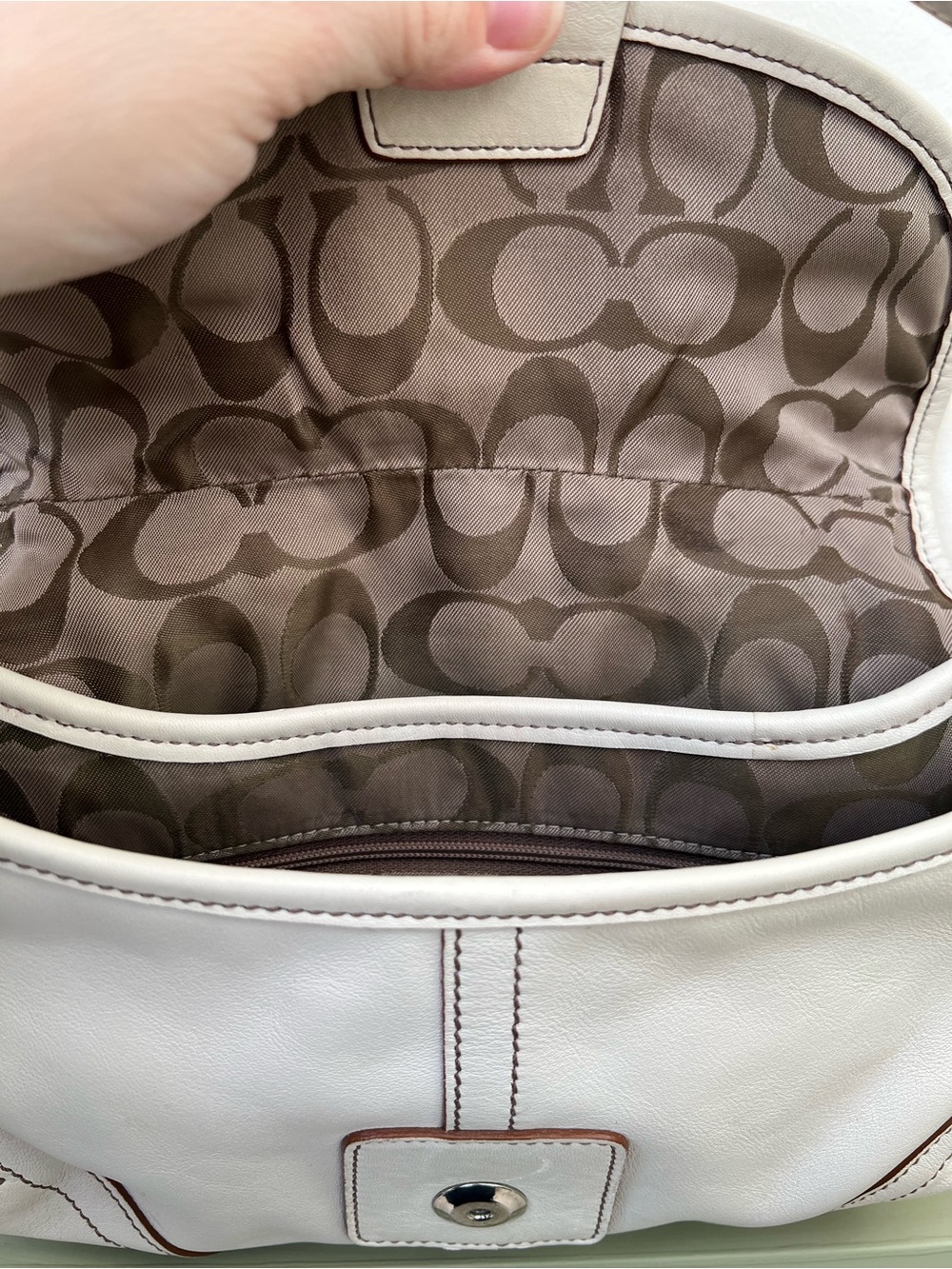 Vintage Coach Soho Flap Shoulder Bag #9247 (Y2K Era) - Picture 7 of 7